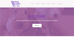 Desktop Screenshot of barkingbeautiesdogspa.com